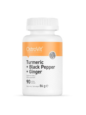 Ostrovit Turmeric+black Pepper+ginger- 90tabl