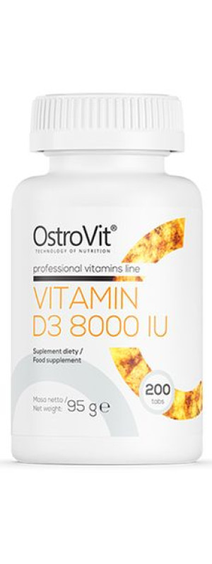 Ostrovit Witamina D3 8000iu - 200tabl