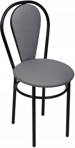 Krzeslo Krzesla kuchenne Tulipan Plus BLACK