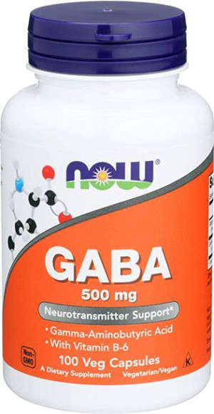 NOW GABA 500mg 100 kaps