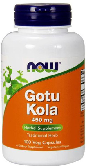 NOW GOTU KOLA 450mg - 100 kaps