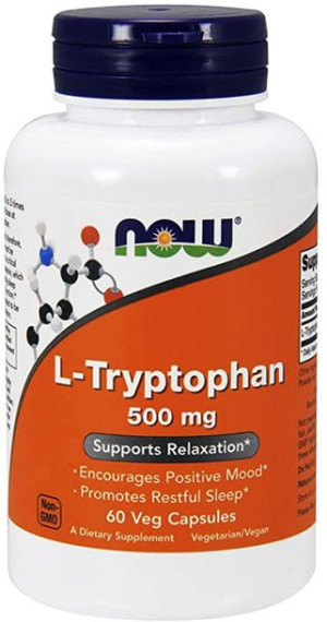 NOW L-TRYPTOPHAN 500mg - 60 kaps