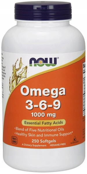 Now Omega 3-6-9 250 Kaps