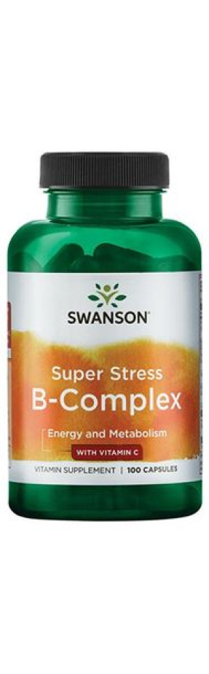 Swanson Super Stress B-complex With Vit.c -100kaps