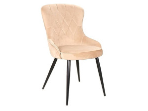 Krzesło LOTUS VELVET beż  Signal