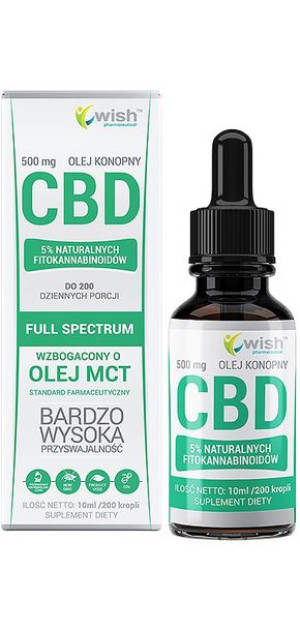 Wish Olej Konopny Cbd 5% - 10ml