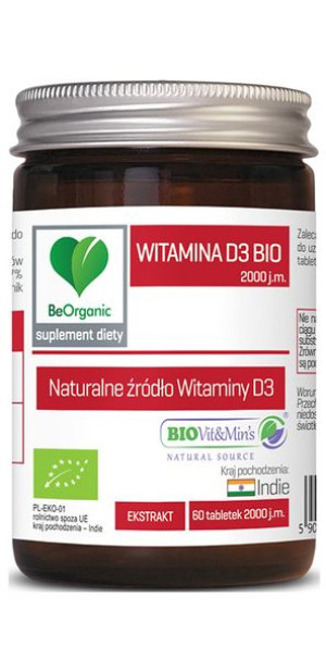 Beorganic Witamina D3 Bio2000 - 60tabl
