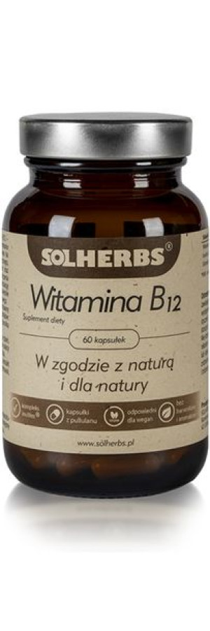 Solherbs Witamina B12 60kaps