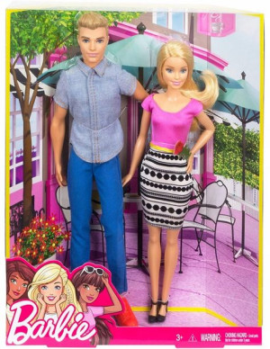 BARBIE Barbie + Ken Zestaw lalek DLH 76