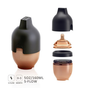 Butelka Silikonowa Heorshe 160Ml Black