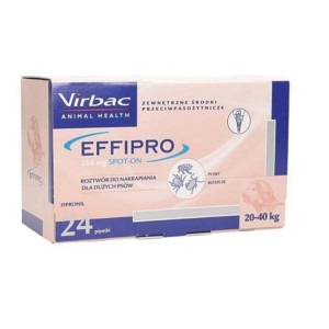 Effipro Flexi-Pack Krople Dla Dużych Psów Na Pchły i Kleszcze Rozmiar L 24x