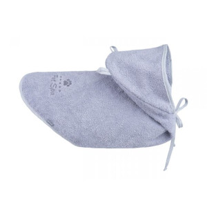 AmiPlay Pelerynka Kąpielowa Dla Psa Spa Szara 40 cm