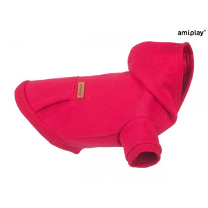 AmiPlay Bluza z Kapturem Texas Czerwona 40 cm