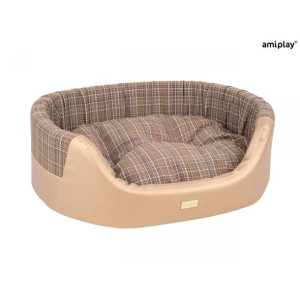 AmiPlay Legowisko Elipsa 2 w 1 Venus Złote Rozmiar S