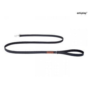 Amiplay Smycz Lincoln Czarna 140 cm Rozmiar M