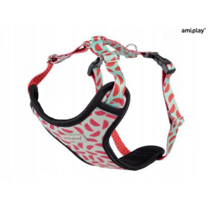 Amiplay Szelki Discovery BeHappy Rozmiar M Watermelon