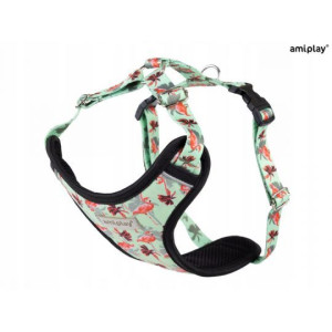 Amiplay Szelki Discovery BeHappy Rozmiar XL Flamingo