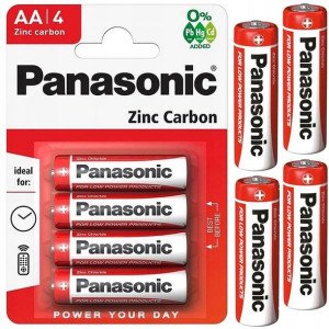 Bateria cynkowo-węglowa Panasonic AA (R6) 4 szt.