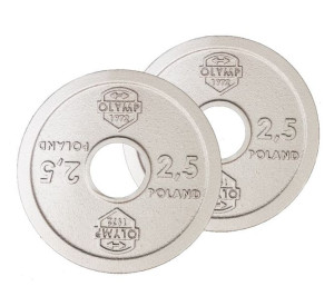 Obciążenie zawodnicze 51mm 2x2,5kg OLYMP zestaw
