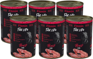 FITMIN For Life Beef Wołowina 6x400g