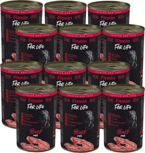 FITMIN For Life Beef Wołowina 12x400g