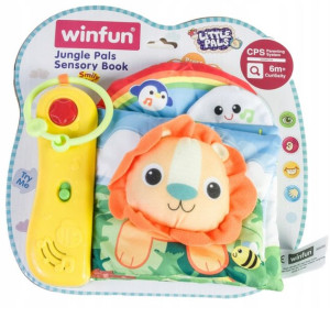 Winfun Smily Play Sensoryczna książeczka Dżungla