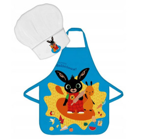 Fartuszek ochronny kuchenny + czapka BING flop