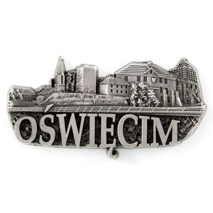 Magnes na lodówkę panorama Oświęcim