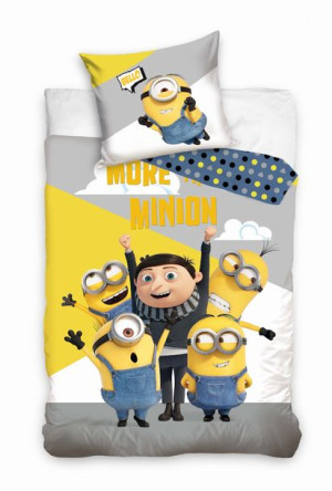 Pościel dziecięca Minionki 160x200 + poszewka 70X80cm