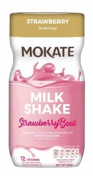 1x500g MOKATE Milk Shake truskawkowy UK