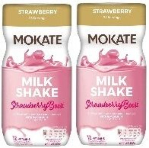 2x500g MOKATE Milk Shake truskawkowy UK