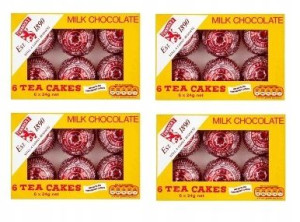4x144g TUNNOCK'S ciastka w czekoladzie UK