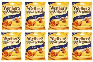 8x125g WERTHER'S Original Eclairs cukierki UK