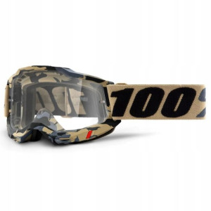 100% Accuri 2 gogle motocyklowe camo lustrzanka