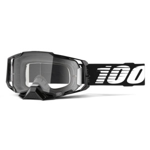 100% Gogle 100% ARMEGA Googgle Black Clear Lens