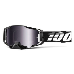 100% Gogle 100% ARMEGA Googgle Black Silver Flash
