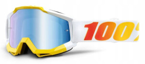 100% Sto Procent Gogle Accuri Astra niebies lustro