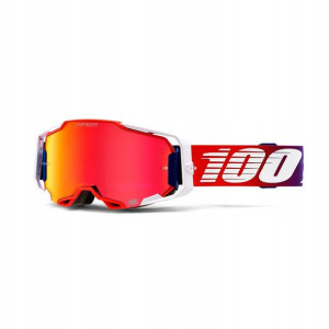 100% STO PROCENT Gogle ARMEGA FACTORY HiPER czerwo