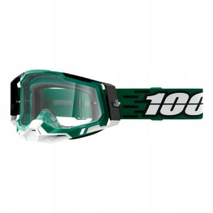 100% STO PROCENT Gogle RACECRAFT 2 MILORI zielone