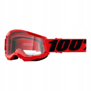 Gogle 100 procent 100% strata 2 junior czerwone