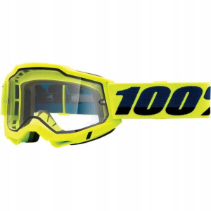 Gogle 100% Accuri 2 Yellow Enduro Podwójna Szybka