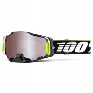 Gogle 100% ARMEGA RACR Szyba Srebrna Lustro7