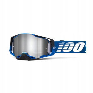 Gogle 100% ARMEGA ROCKCHUCK Szyba Srebrna Lustro