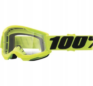Gogle 100% Starata 2 Junior żółte