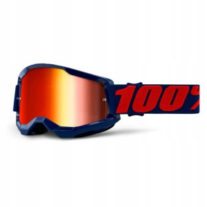 Gogle 100% Strata 2 granatowo-czerwone