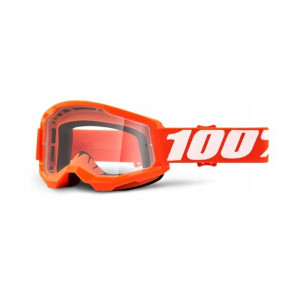 Gogle 100% Strata 2 pomarańczowe