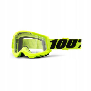 Gogle rowerowe Strata 2 Fluo 100% żółte