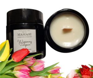 Tulipan Sojowa Premium 120Ml Drewniany Knot