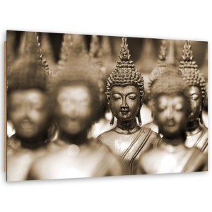 Deco Panel, Budda w tłumie, 1-częściowy - 120x80