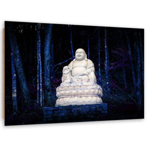 Deco Panel, Budda w lesie, 1-częściowy - 120x80
